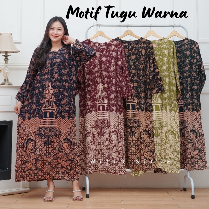 Longdres Batik  Daster busui Baju batik Baju tidur Dress batik JOGJA / longdress batik khas Jogja / 