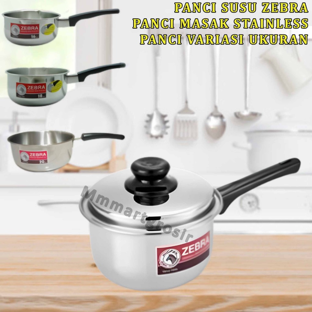 Panci Susu Zebra / Panci Masak Stainless / Panci Serbaguna