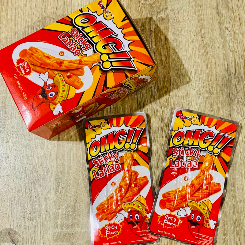 

jajan viral sticky latiao spicy flavor