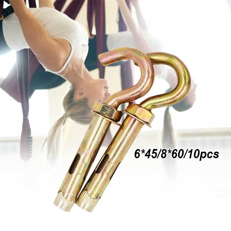 10PCS 8mm 10mm Hook Dynabolt M8x60 Hook Bolt Sleeve Anchor M6x45