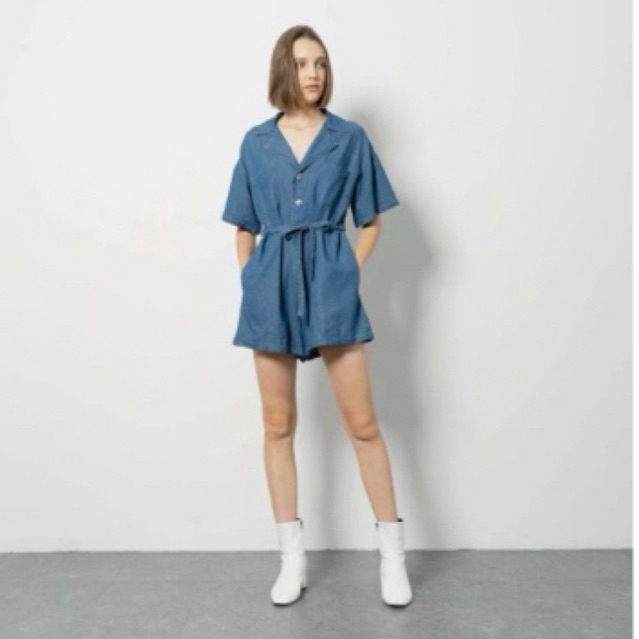 this is april denim jumpsuit