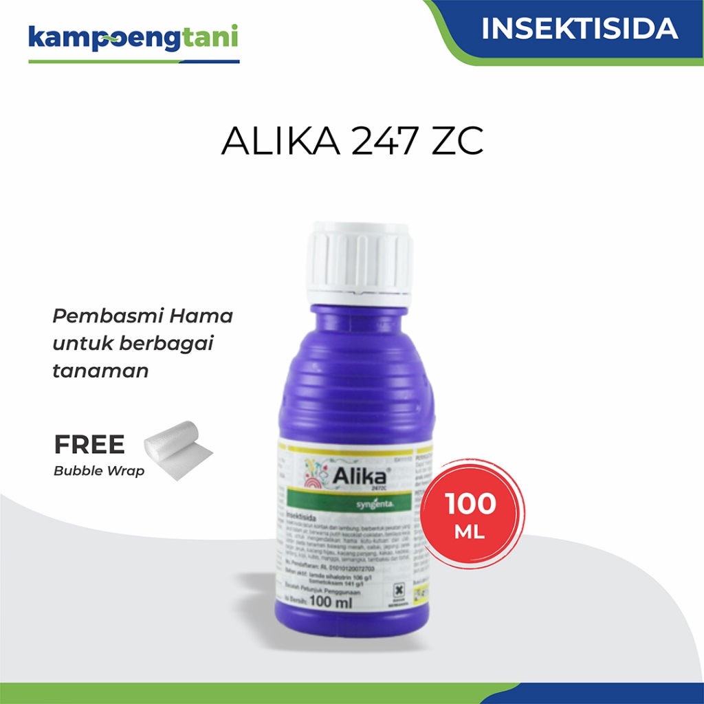 Kampoeng Tani - Insektisida Alika 247 ZC 100ml Obat Pembasmi Hama Kutu dan Ulat Syngenta