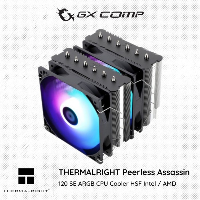 THERMALRIGHT Peerless Assassin 120 SE ARGB CPU Cooler HSF Intel / AMD