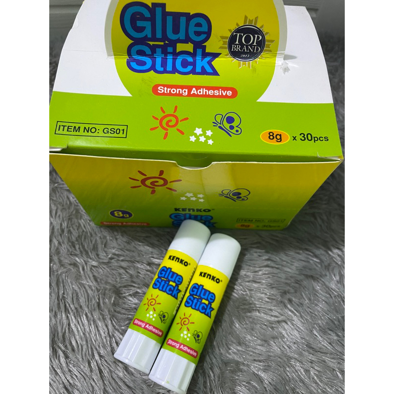 

Lem glue stick 8gram, lem kertas putar, lem glue, lem stick kenko