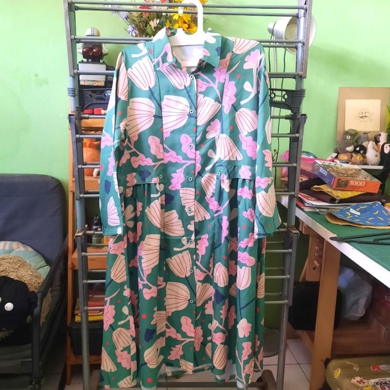 Nadjani prisha green dress