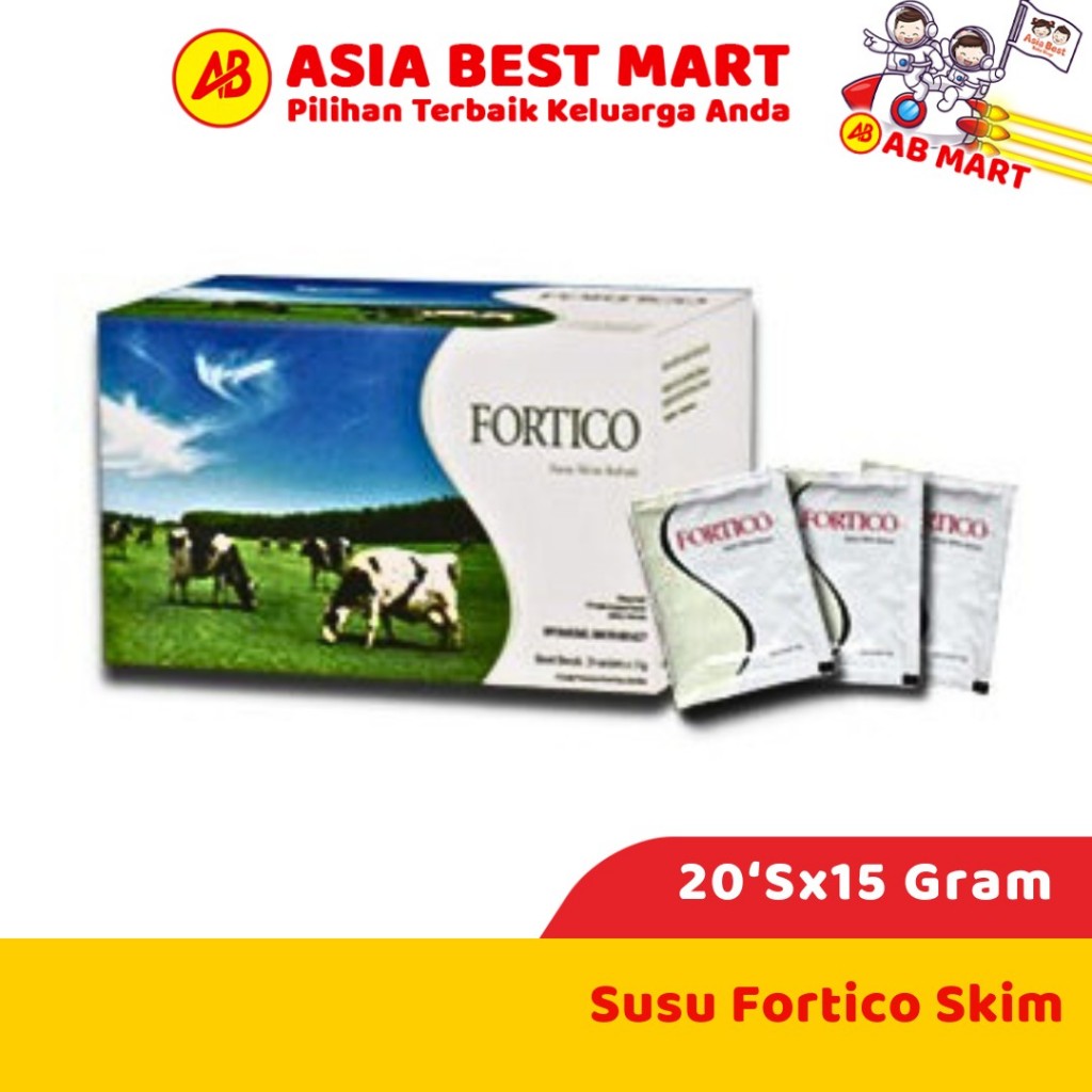 

Susu Fortico Skim 20`S X 15 Gr Susu Sapi Bubuk Skim