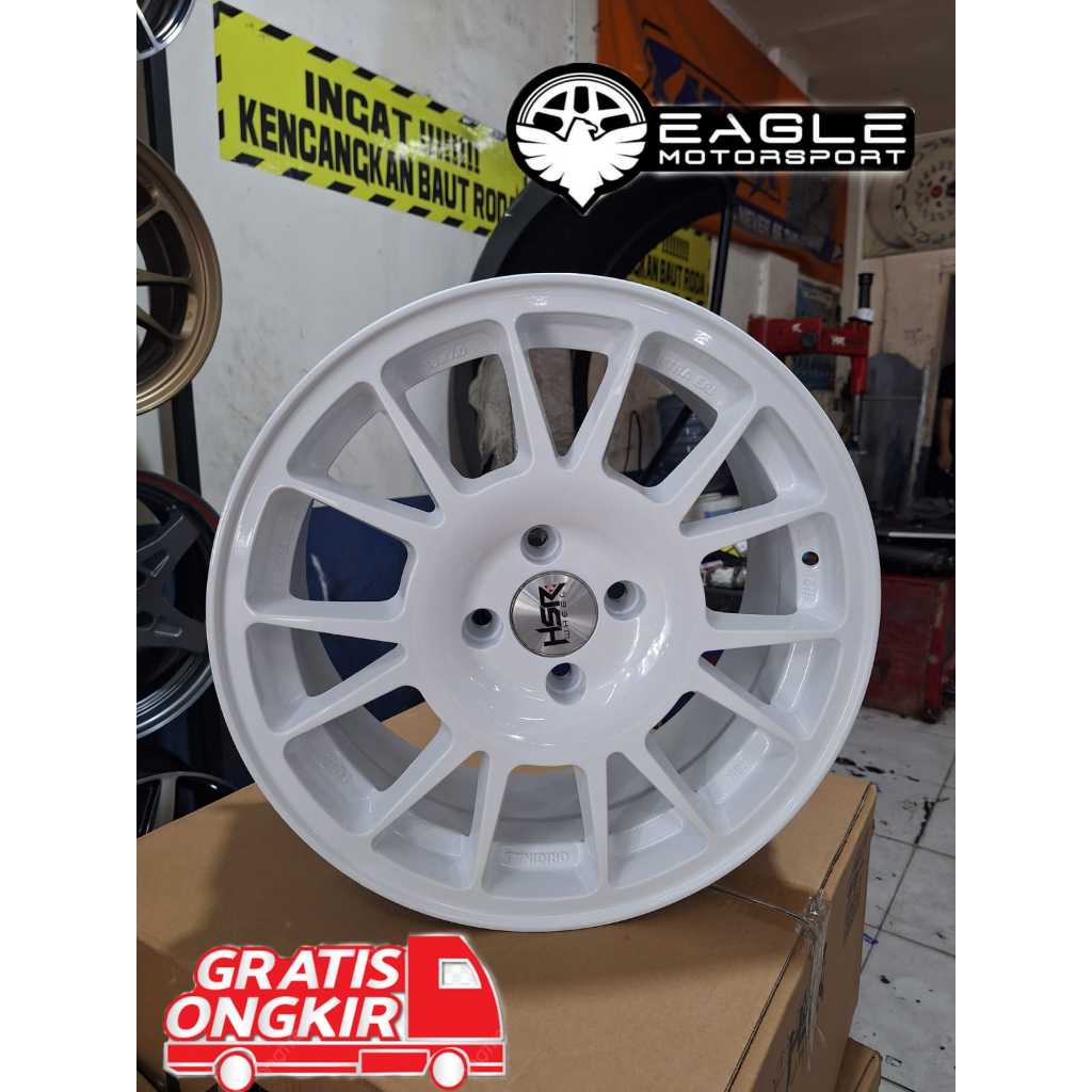 velg rally look r16 original hsr untuk mobil brio,jazz,freed,vios,spreso,ignis dll
