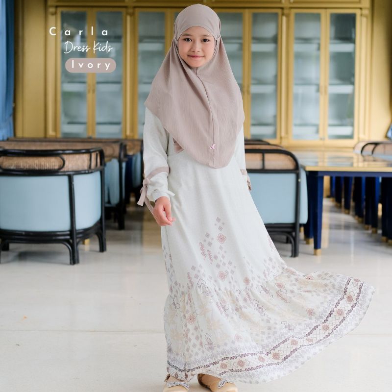 Sarimbit Happiness Series - Carla dress kids - Sarimbit Lebaran - Albata Hijab