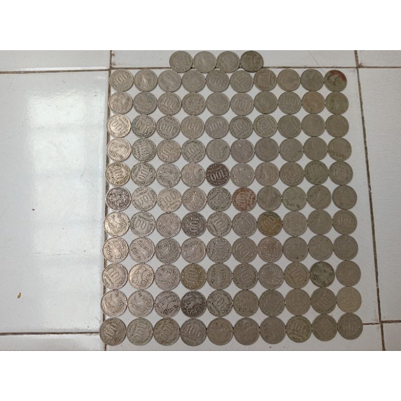 uang kuno indonesia RP100 tahun 1973