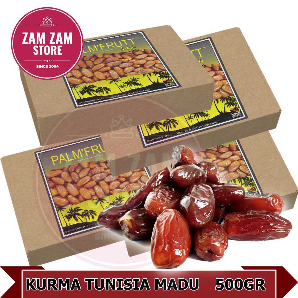 

[NEW] KURMA PALM FRUIT MADU/TUNISIA CURAH 500GR [BOX MIKA]