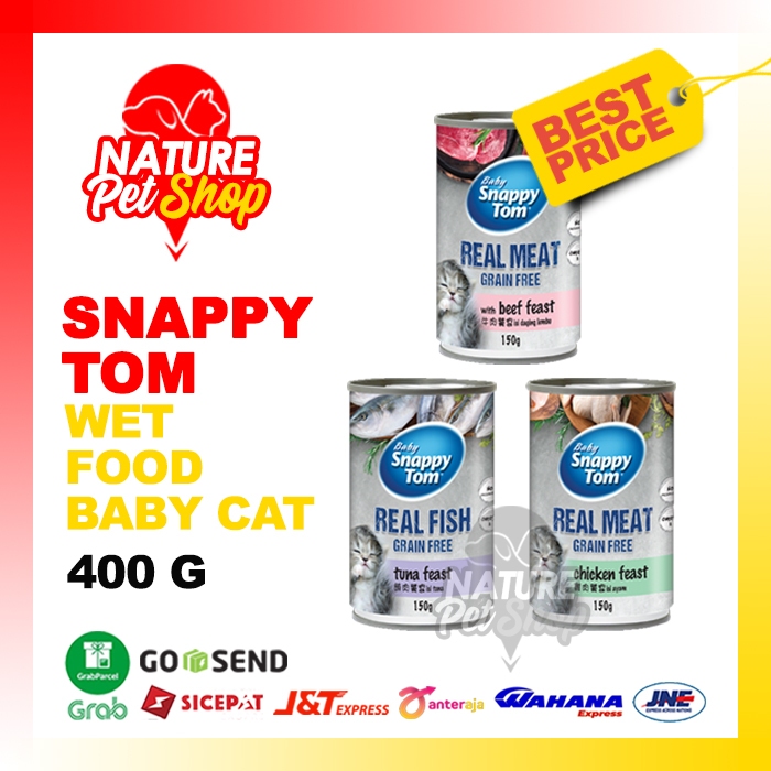 SNAPPY TOM Baby Kitten 400g Makanan Kucing SNAPPY TOM