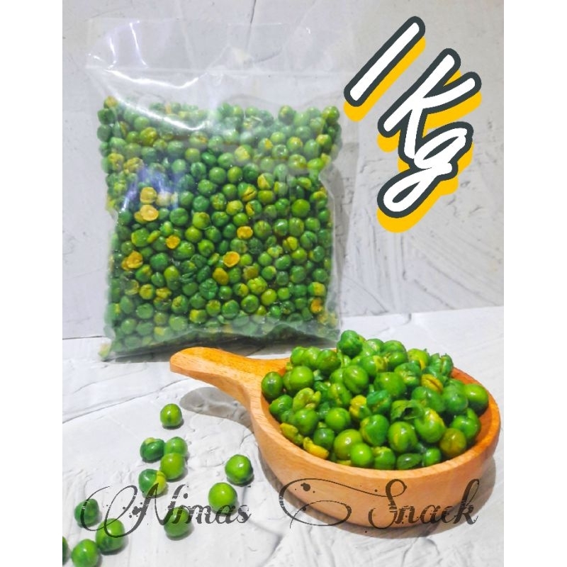 

Kacang Polong Ijo Gurih Renyah 1 Kg FREE PACKING KARDUS