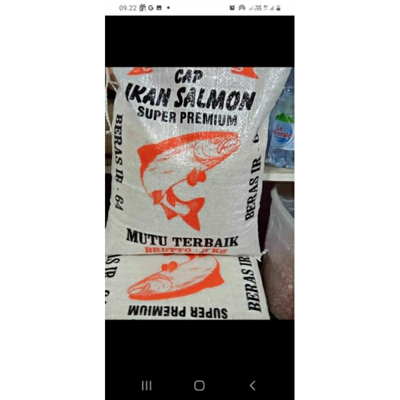 

beras merk ikan salmon