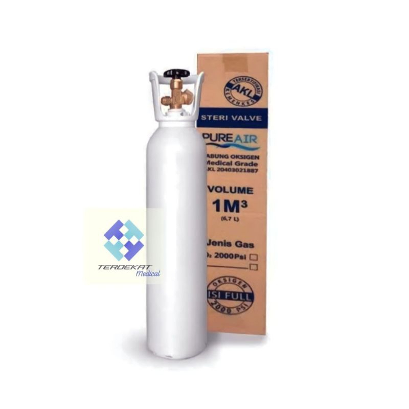 Tabung Oksigen 1M3 'PUREAIR/Tabung Oksigen+Isi