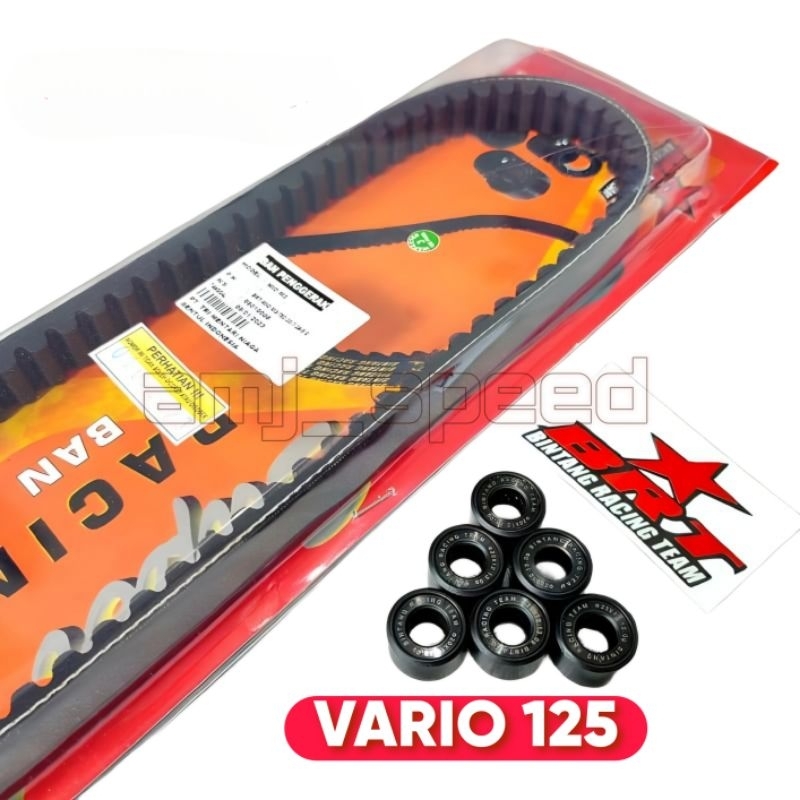 VANBELT BRT RACING V BELT VARIO 125 OLD KZR VARIO 125 LAMPU BOLHAM