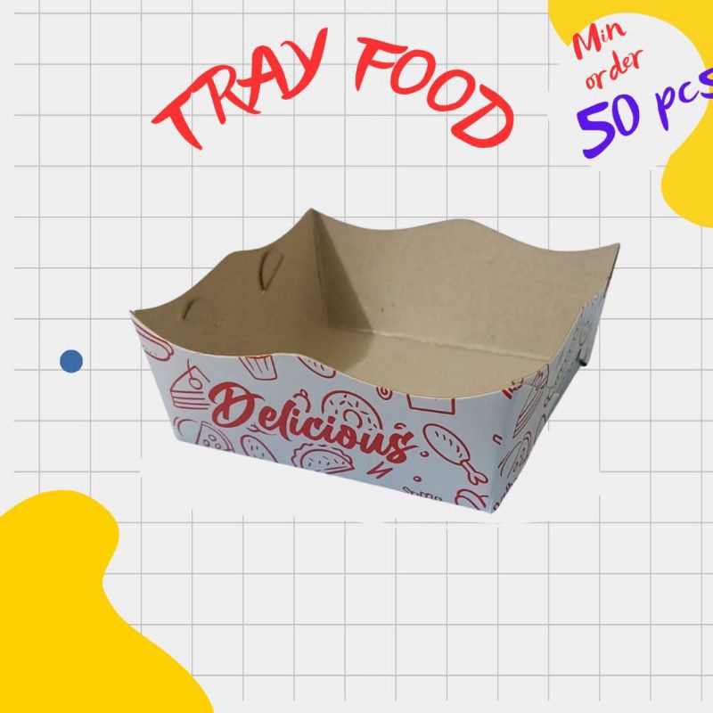 Alas Kertas Dimsum Takoyaki Kentang Goreng