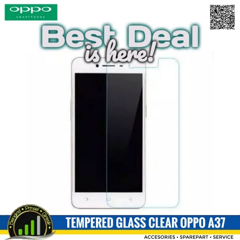 Tempered Glass Clear Oppo A37
