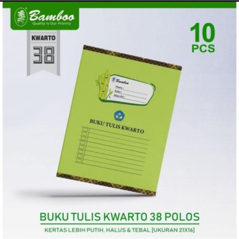 

Buku tulis Bambo Kwarto