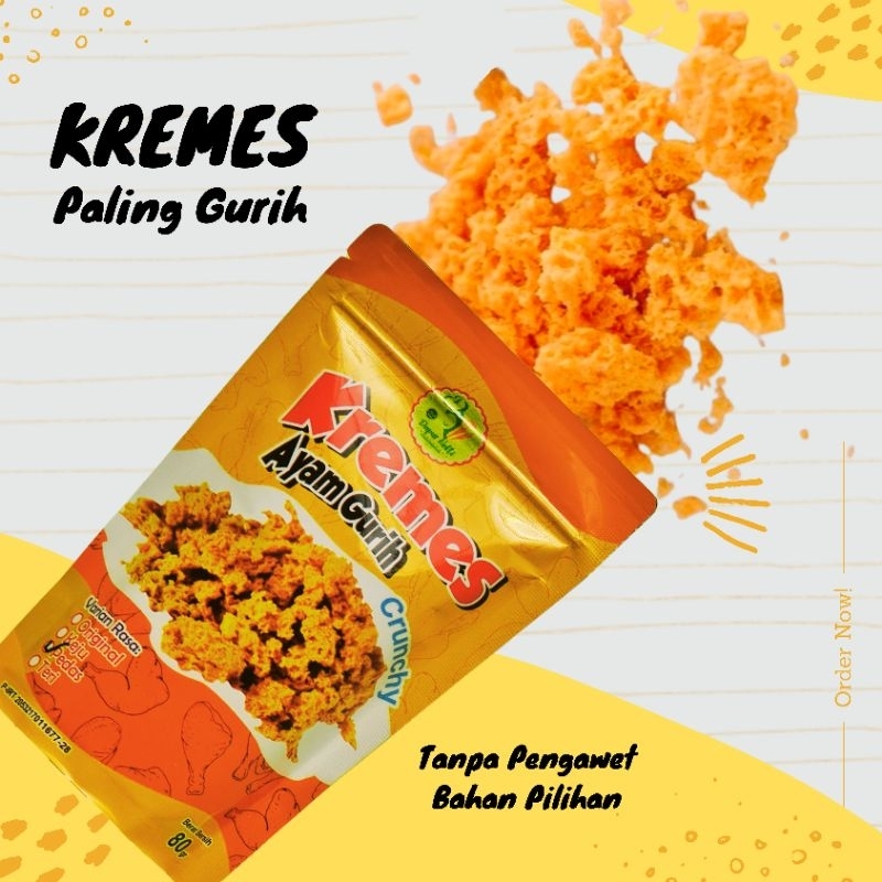 

Kremes Ayam (Kremesan) - Gurih - Pedas