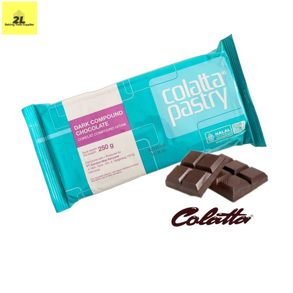 

Colatta Pastry Dark Coumpound Coklat Batang Coklat Blok 250gr