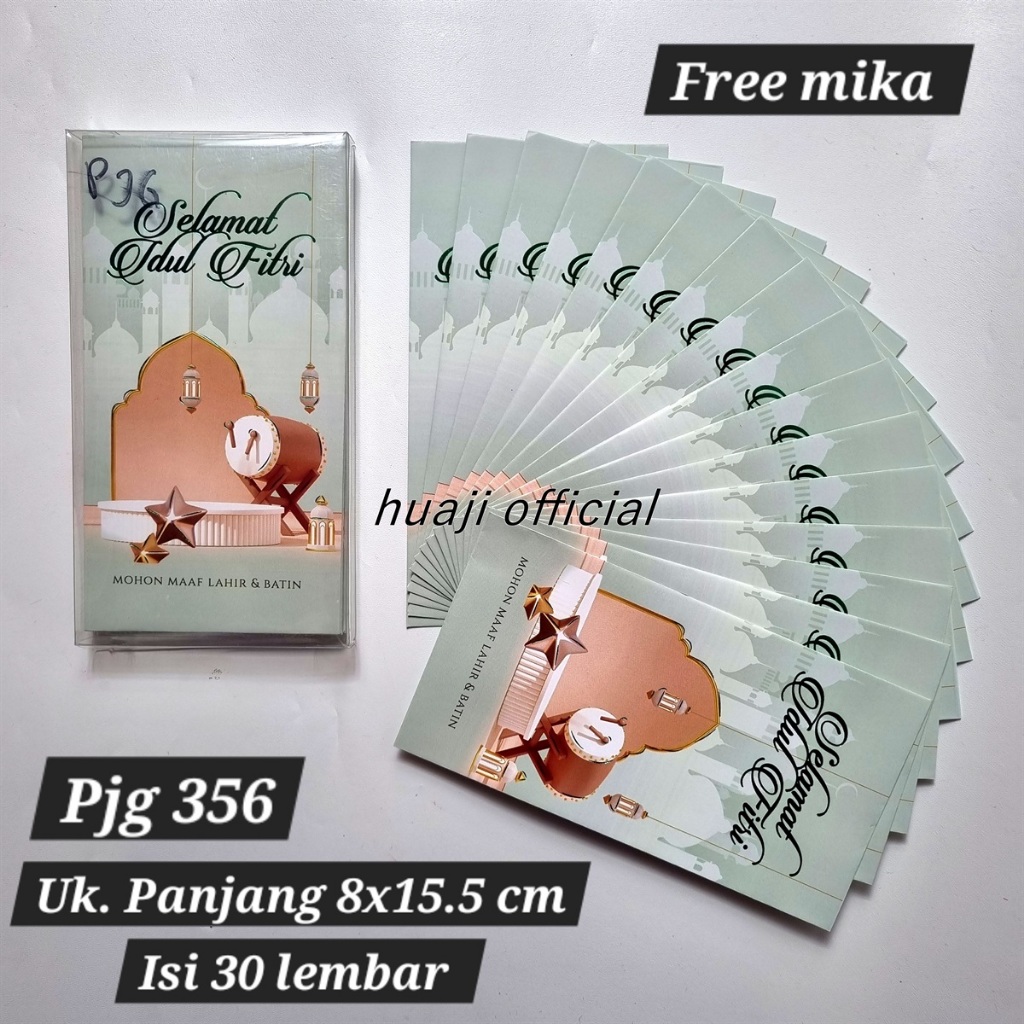

AMPLOP LEBARAN HARI RAYA IDUL FITRI 2024 JUMBO PANJANG KOTAK MIKA ISI 30 PREMIUM MURAH READY STOCK