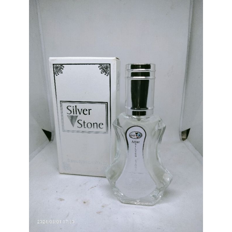 PARFUM SPRAY SILVER STONE BY AHLAN PARFUME ORIGINAL SAUDI 30 ML