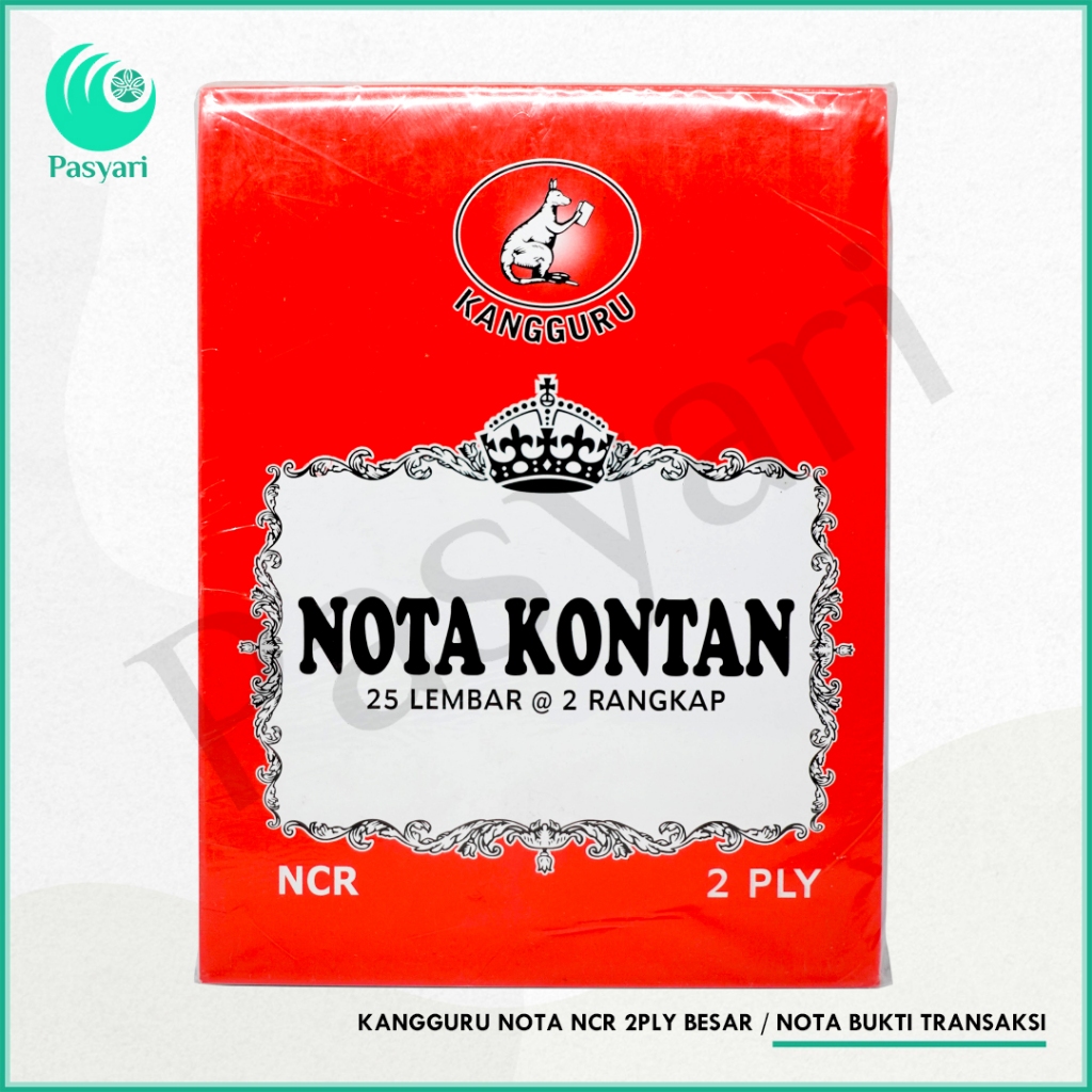 

KANGGURU NOTA NCR 2PLY BESAR / NOTA BUKTI TRANSAKSI