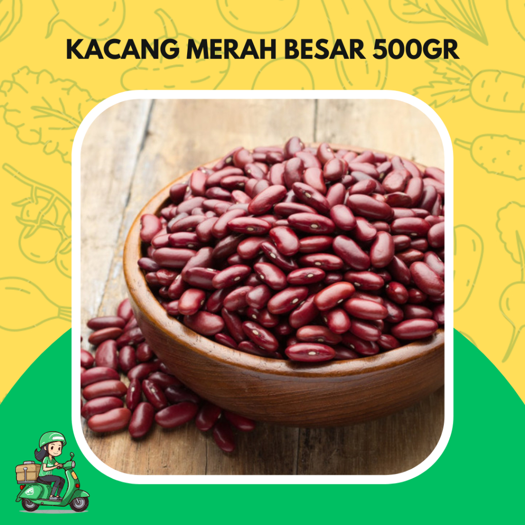 

Kacang Merah / Kacang Jogo 500gr Ukuran Besar fresh