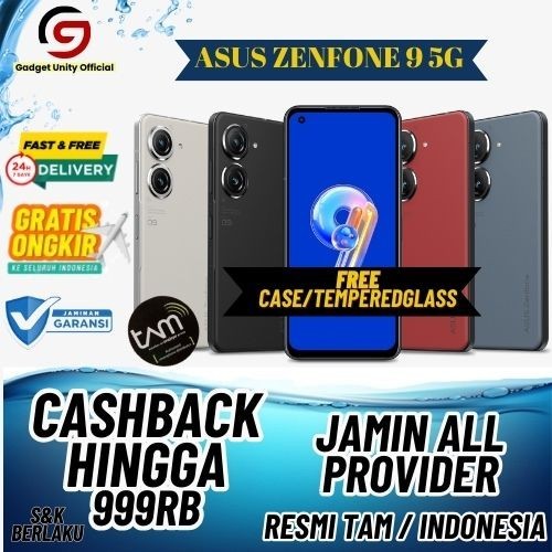 Tam Asus Zenfone 9 & 8 5G 6/128GB 8/256GB 16/256GB Garansi Resmi
