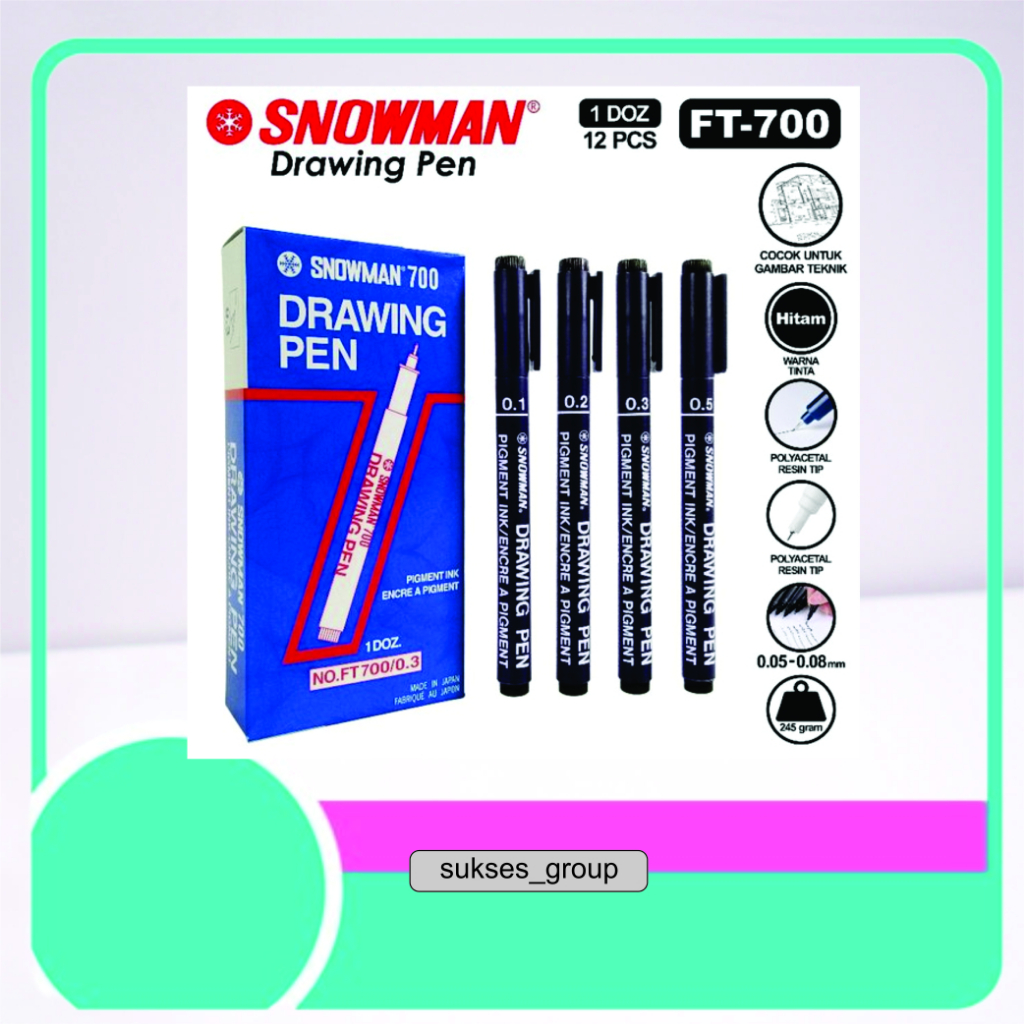 

DRAWING PEN SNOWMAN FT 700