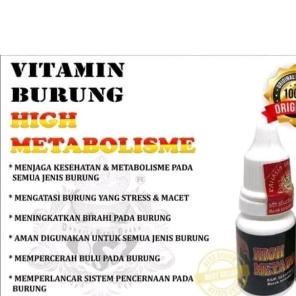 VITAMIN BURUNG HIGH METABOLISME RSJ