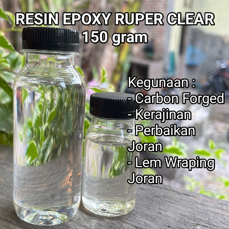

[COD] PAKET EPOXY RESIN SUPER CLEAR 150 gram