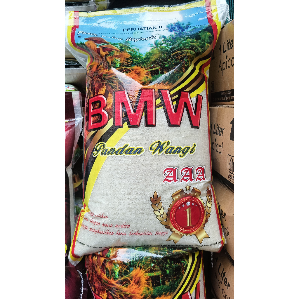 

Beras BMW PANDAN WANGI PREMIUM Kemasan 20KG