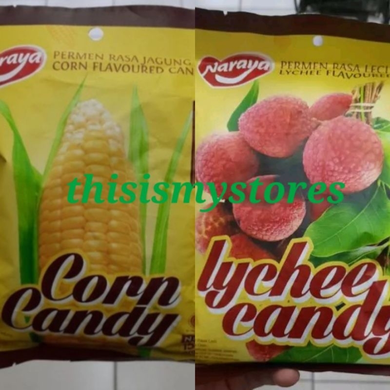 

Permen import naraya permen rasa jagung permen rasa lychee candy