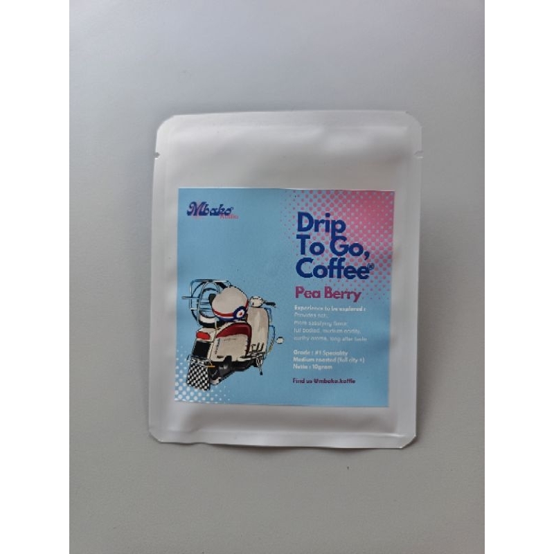 

Pea Berry - Drip to Go Coffee (1 Sachet) 10 gram