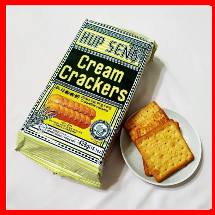 

Hup Seng Cream Crackers Biskuit Krim Asin Original Malaysia 428g