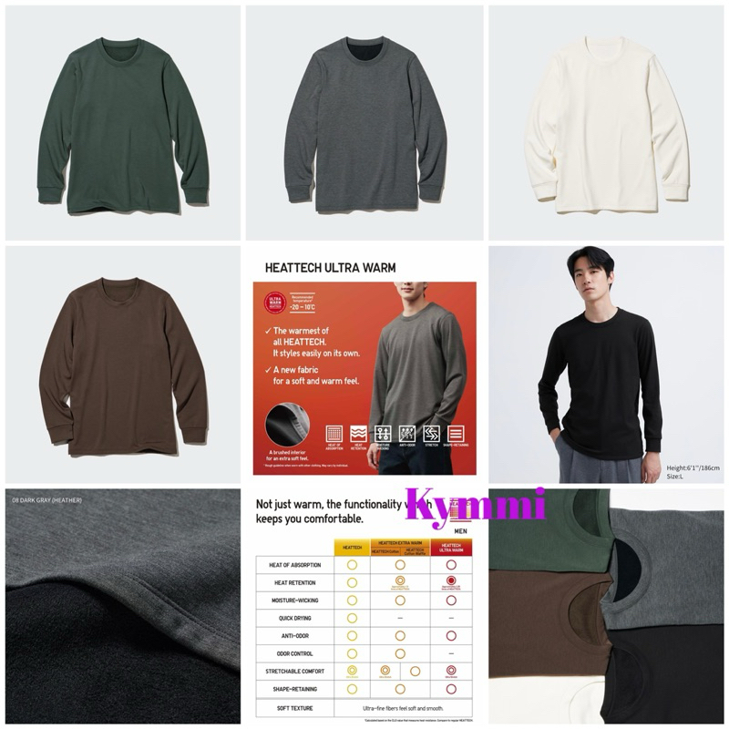 UNIQLO MEN Shirt Heattech Ultra Warm