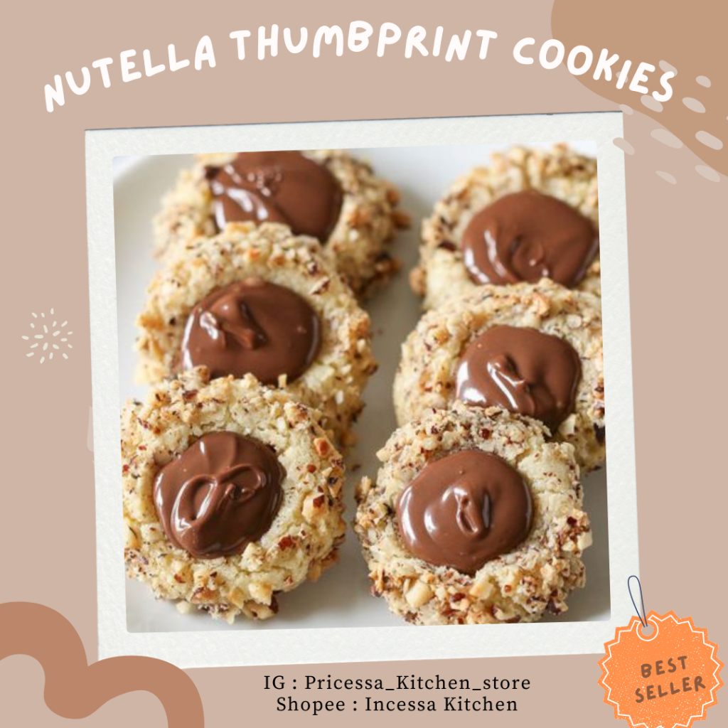 Nutella Thumbprint Cookies