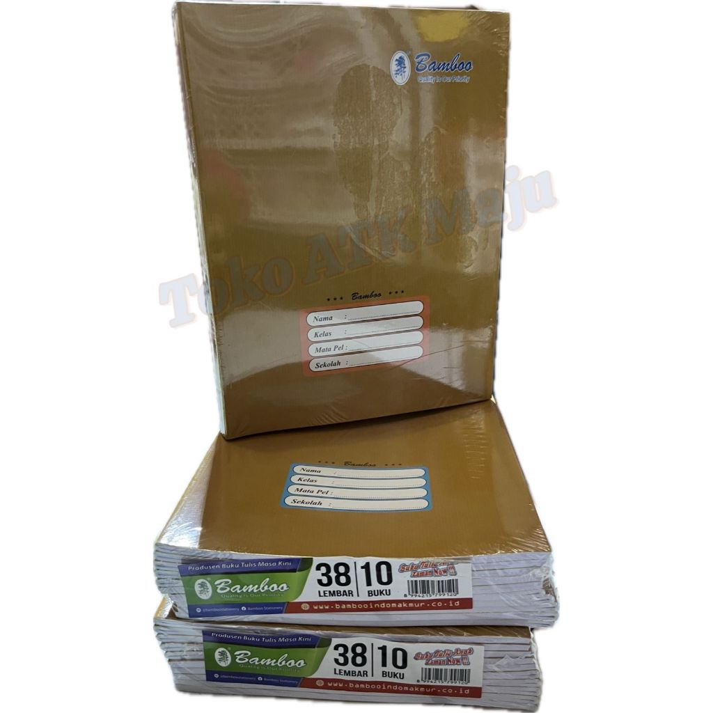 

Buku tulis isi 38 lembar BAMBOO