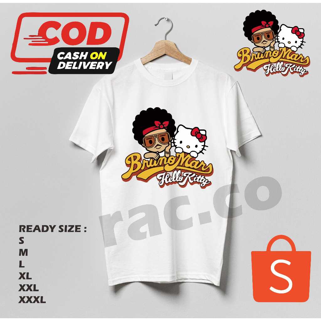 [COD] Kaos BRUNO MARS x HK Tshirt - Kaos konser Bruno Mars