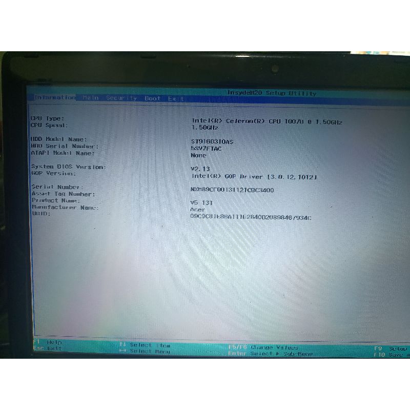 sparepart laptop Acer V5 131