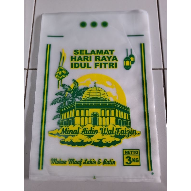 

PLASTIK BERAS ZAKAT FITRAH 3kg (100pcs)