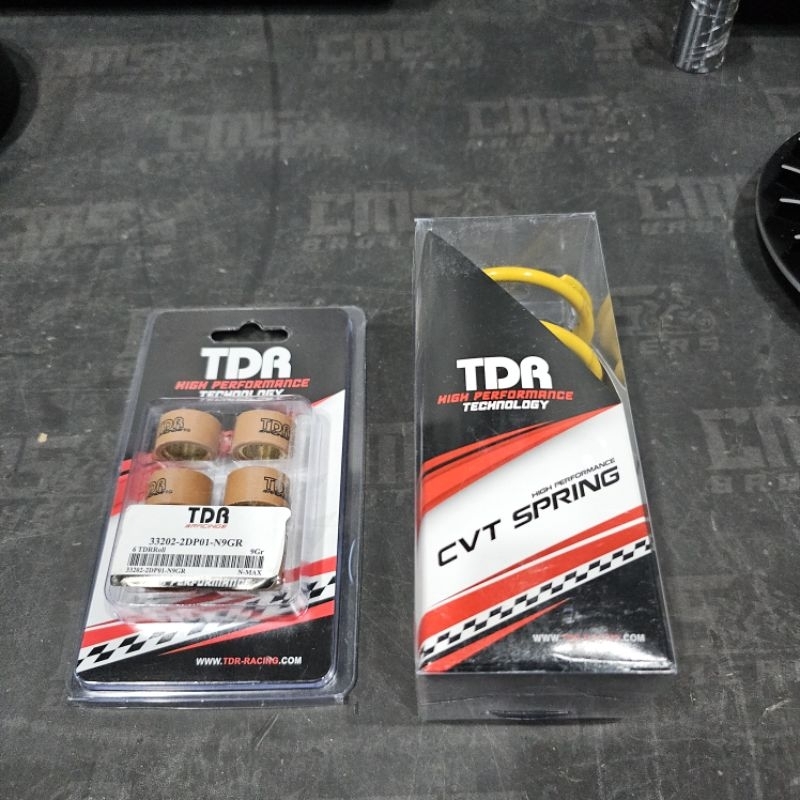 Paketan Kirian TDR Nmax New Aerox Kampas ganda Mangkok Pulley Roller Per CVT Set
