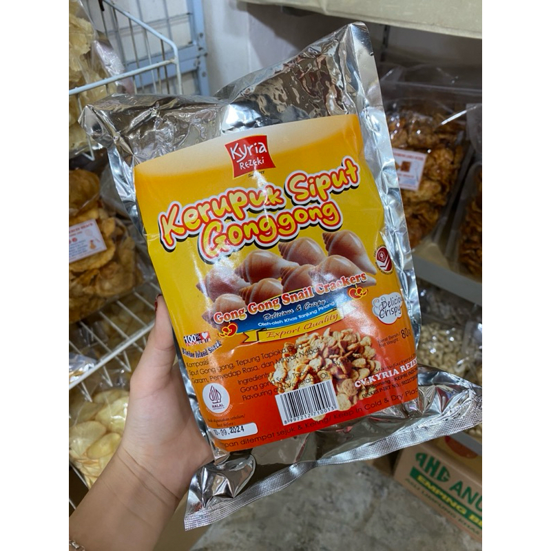 

KERUPUK SIPUT GONG GONG 80g