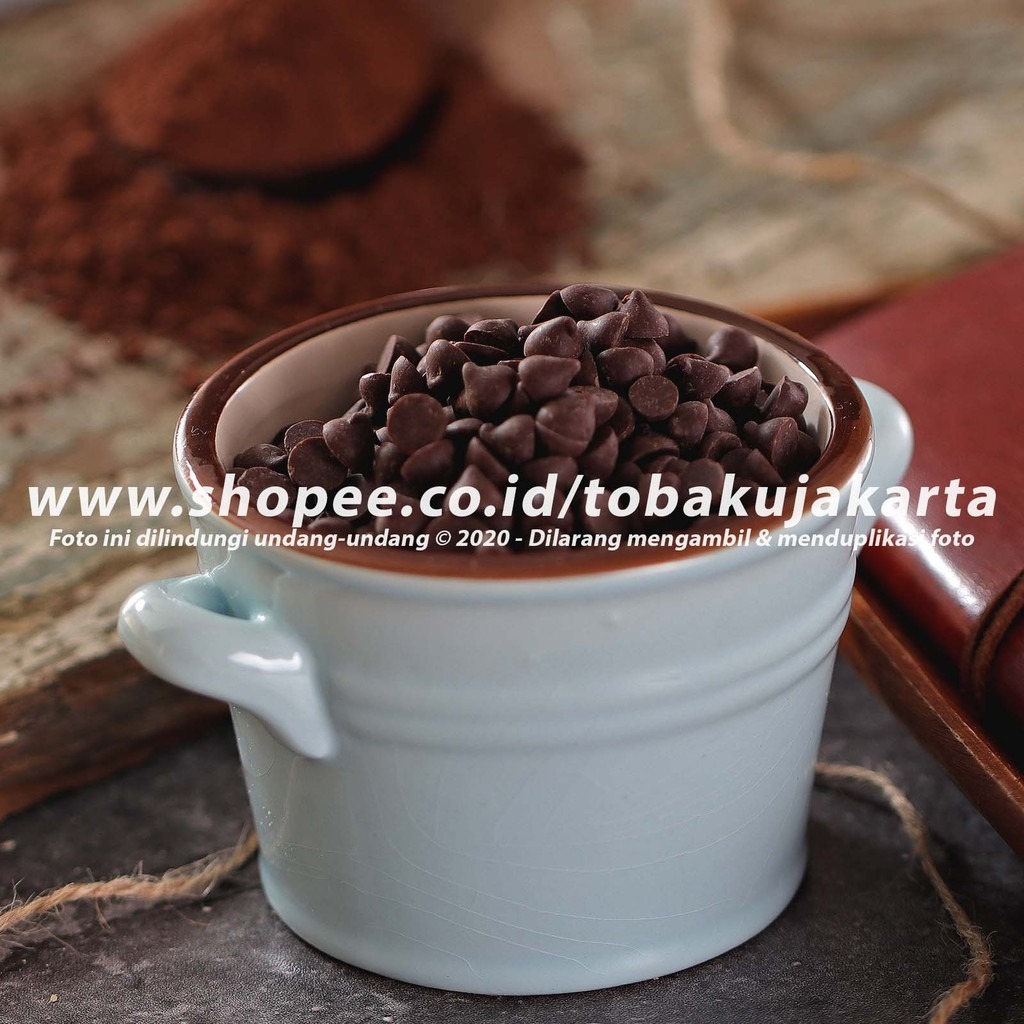 

Tulip Chip Dark 1kg Chocolate Compound Cokelat Chips Dark Chocochips Butir Coklat Topping