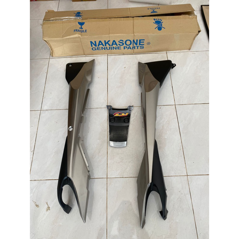 Body blakang rxz catalyzer silver . body blakang set catalyzer