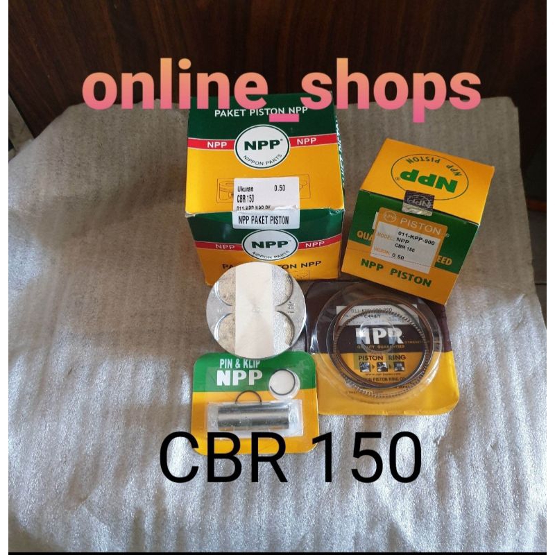 Paket piston kit seher NPP CBR 150 KPP pen 15 mm oversize os 125 150 175 200