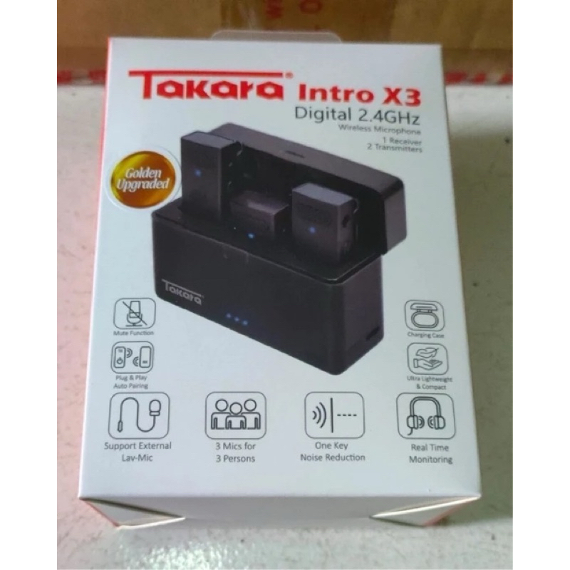 Takara Wireless Microphone Intro X3