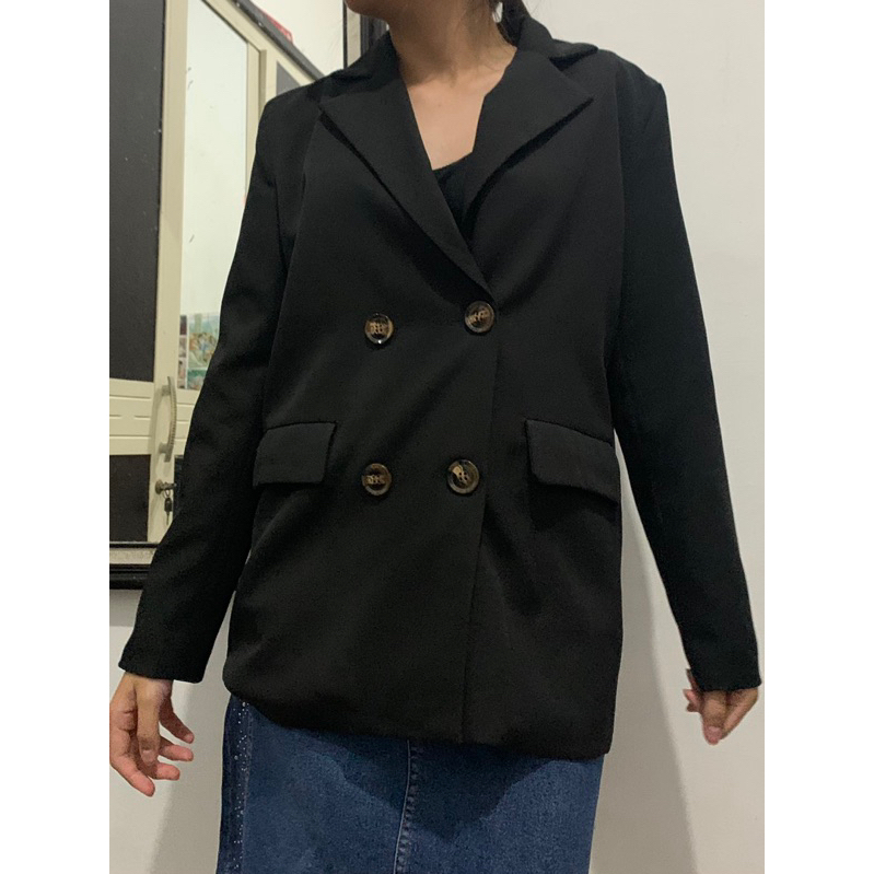 blazer, kebaya dan tas balen