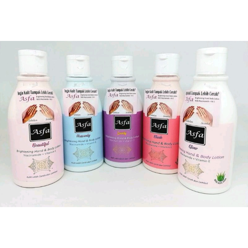 ASFA BRIGHTENING BODY LOTION MINI 130ml KECIL